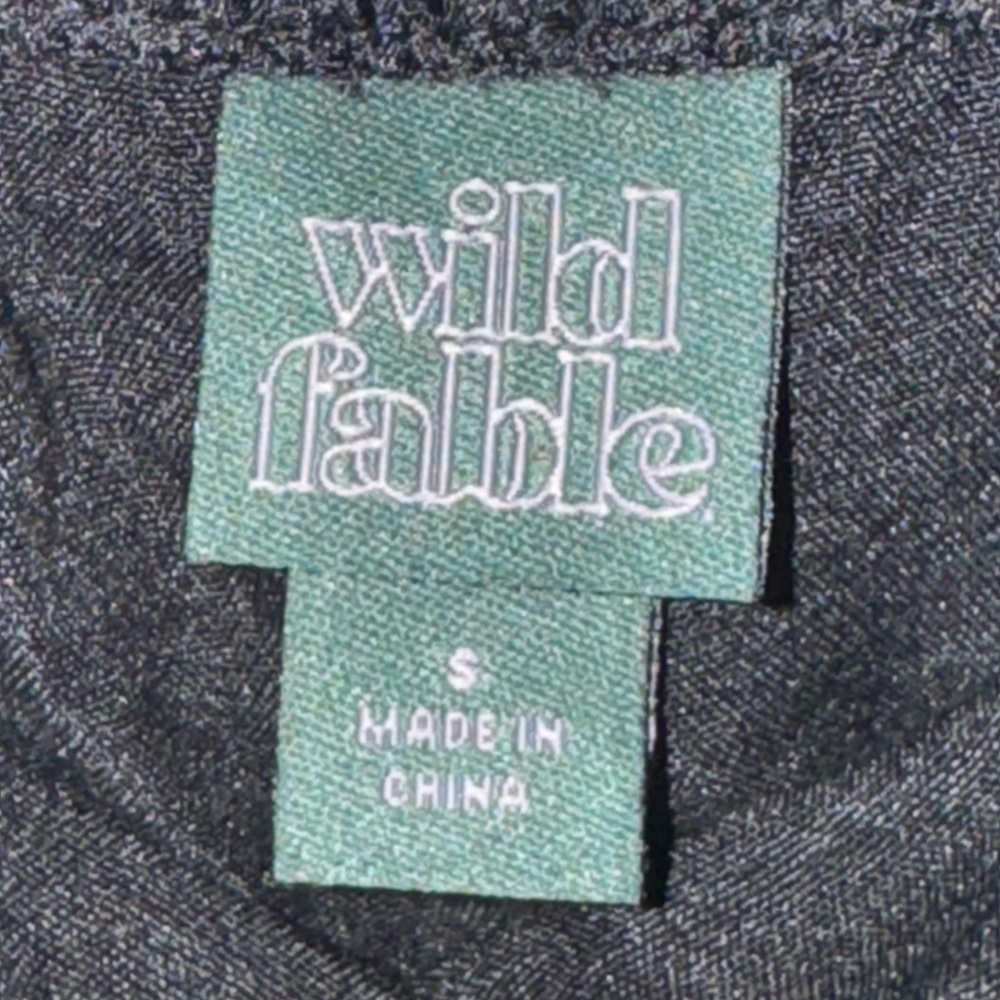 Wild Fable Black Mini Tie-Strap Dress - Picture 5 of 7